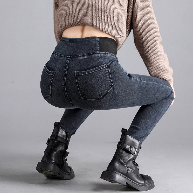 Wear Slim Pencil Pants With Abdomen And Feet