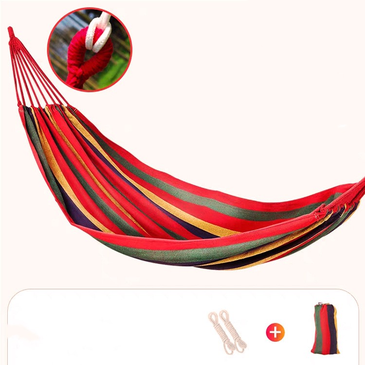 Outdoor Thickened Canvas Leisure Hammock