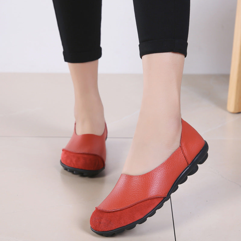 Womens Springsummer Loafers In Korean Casual Style