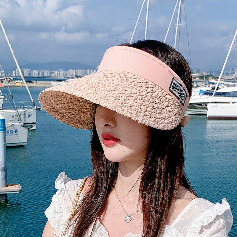 Women's Personalized Korean Style Straw Sun Hat