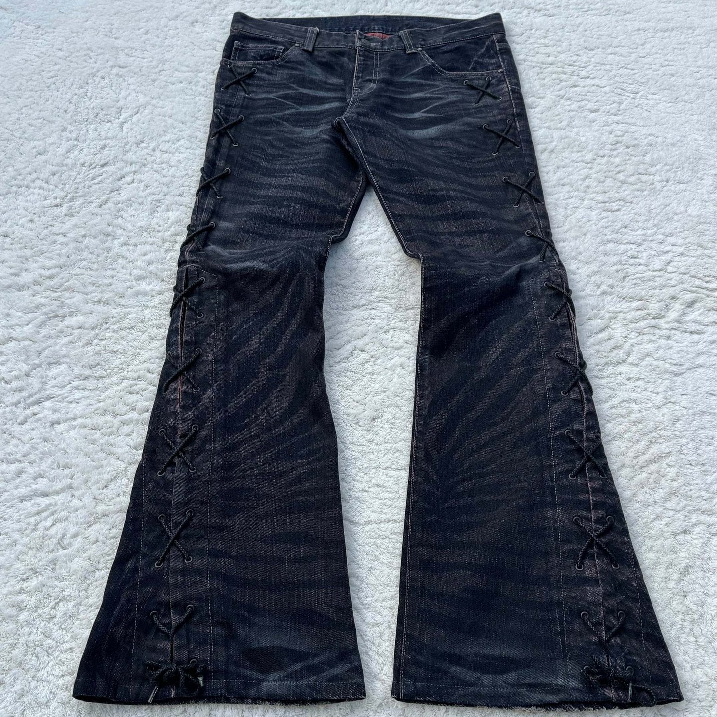 Embroidered Jeans Men's And Women's Trousers
