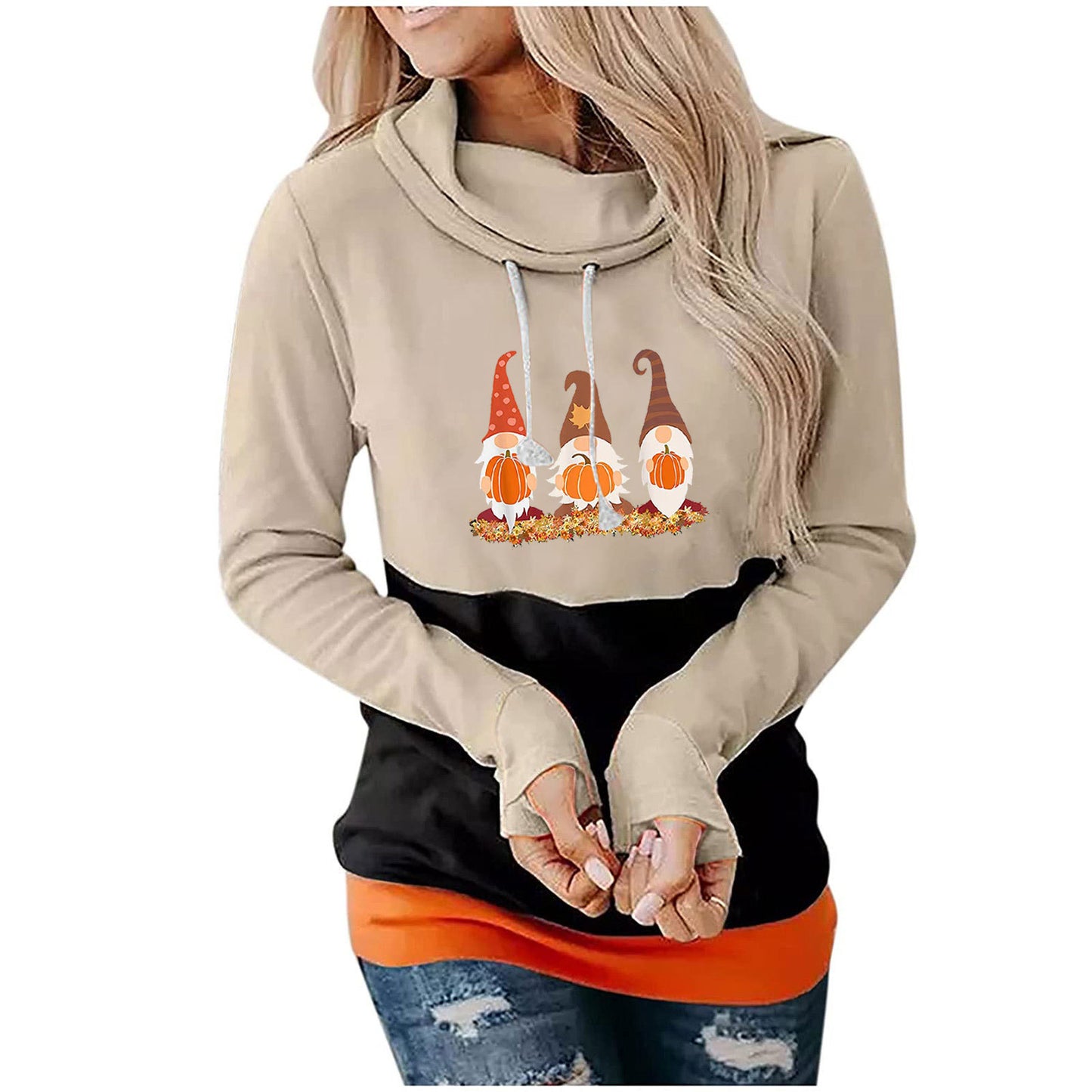 Europæisk og Amerikansk Dametøj Løs Sweater
