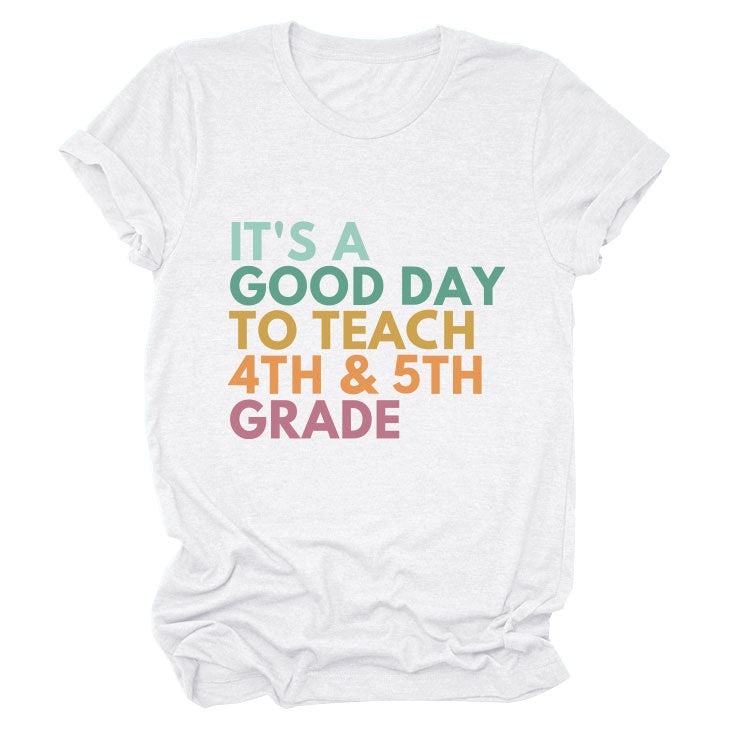Simple Casual Round Neck Women's Short Sleeve
