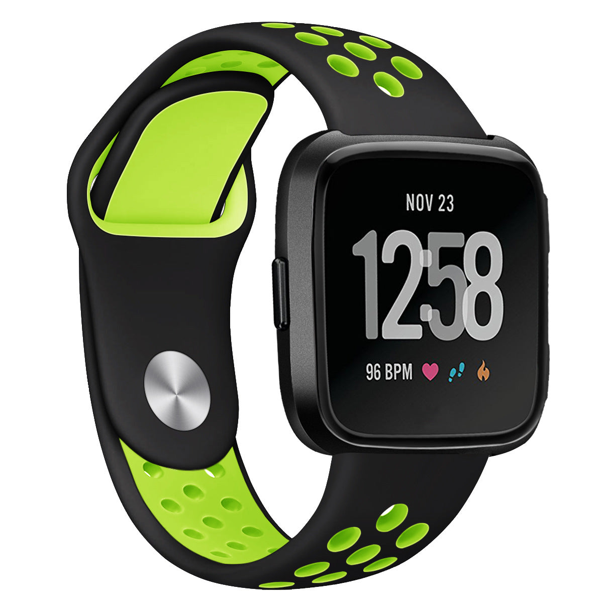 Sports Silicone TPU Breathable Two-color Watchband