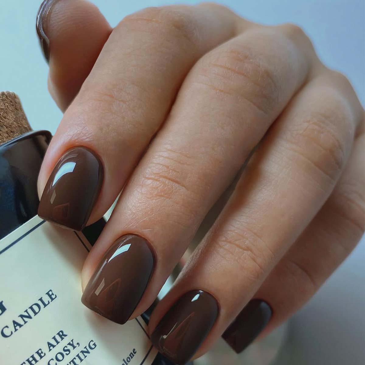 Short Square Solid Color Nail Shaped Piece Wear Armor