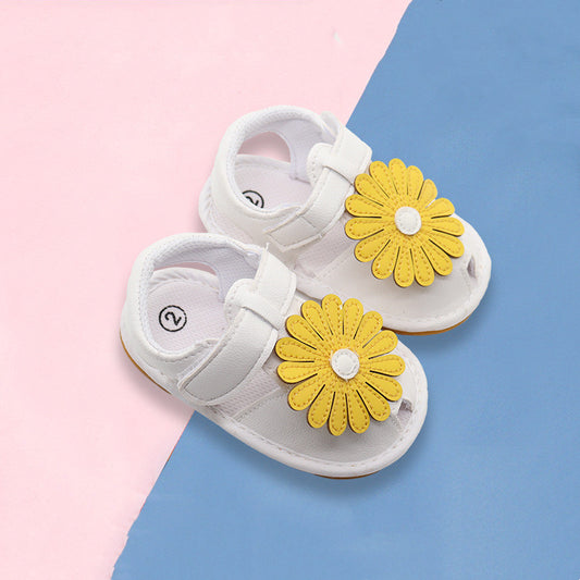 Nye Babysko Sommer Forår Og Efterår Sandaler Koreansk Stil Babysko Til Småbørn Prinsesse Stil Blødbundet Børnesko