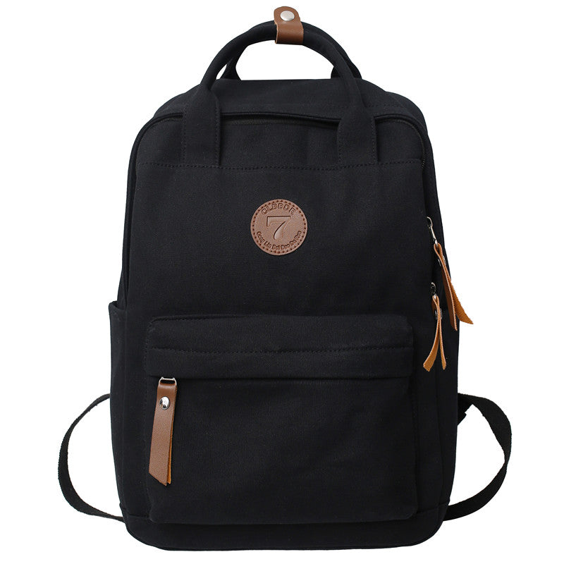 Women's Korean Vintage Portable Canvas Backpack
