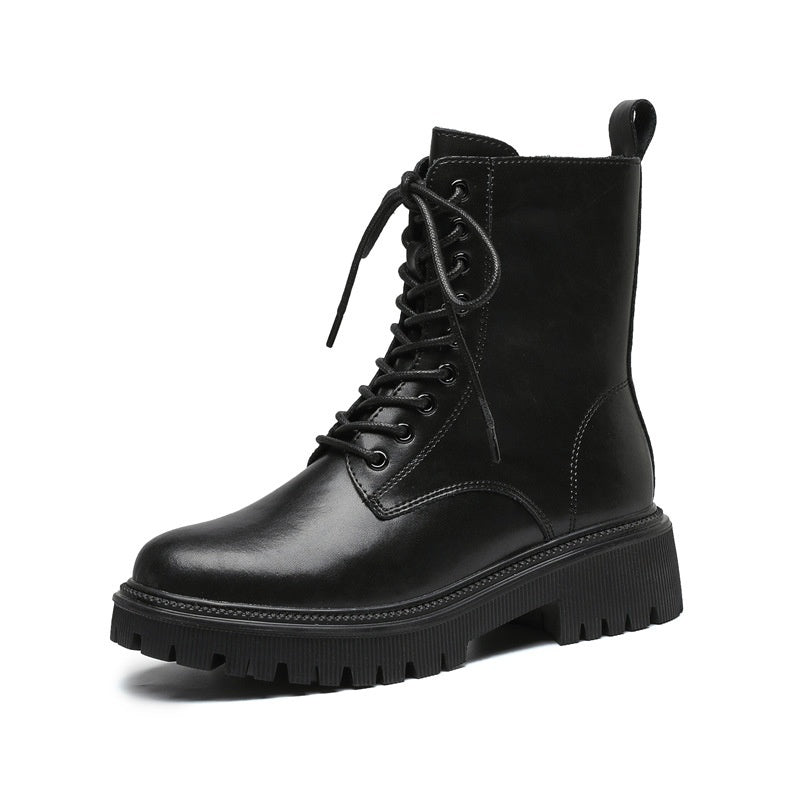 Height-increasing Martain Thick Bottom Hot Motorcycle Boots
