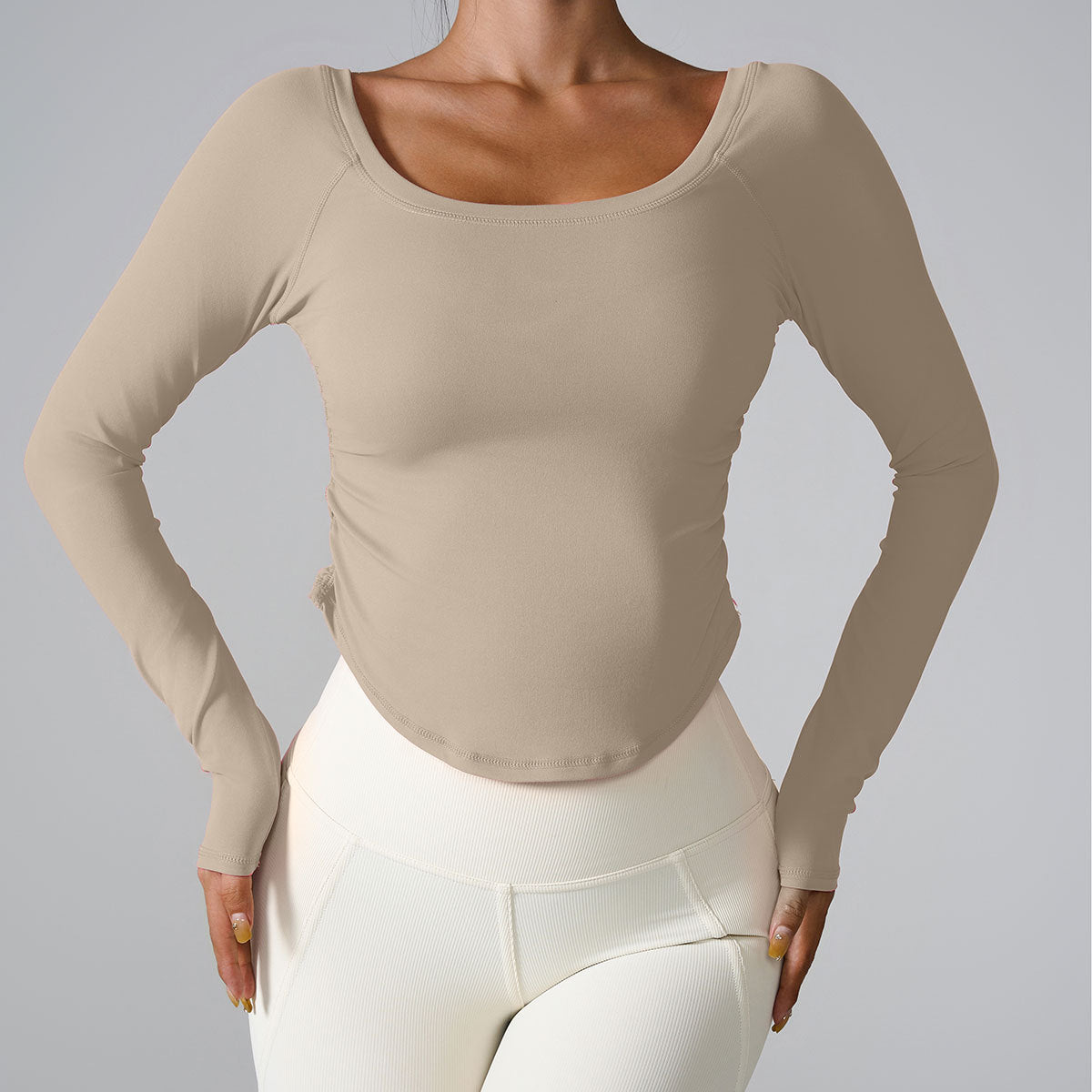 Sports Long Sleeve Skinny Yoga Clothes Women