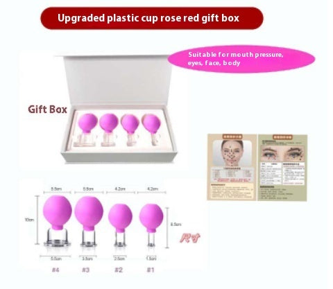 Upgraded Vacuum Silicone Facial Beauty Jar Household Walking Jar Cup Facial Lifting Cupping Ball Skin Filling Beauty Cupping Cup