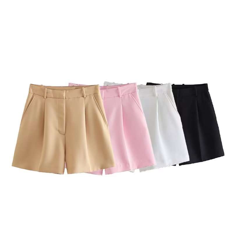Women's Fashionable All-match High Waist Casual Suit Shorts