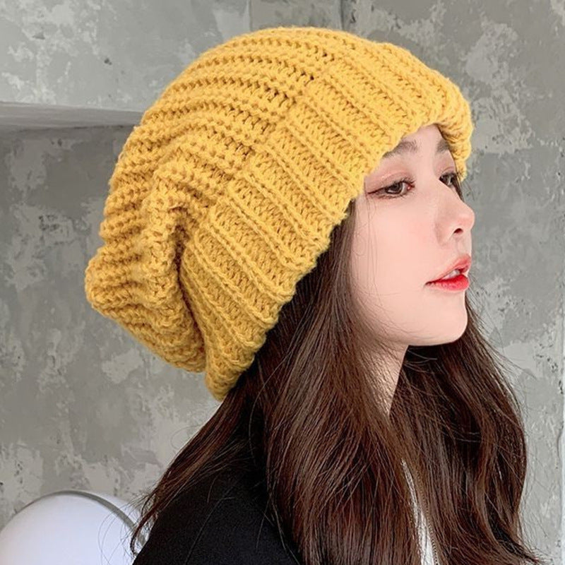 Women's Fashion Solid Color Pullover Hat