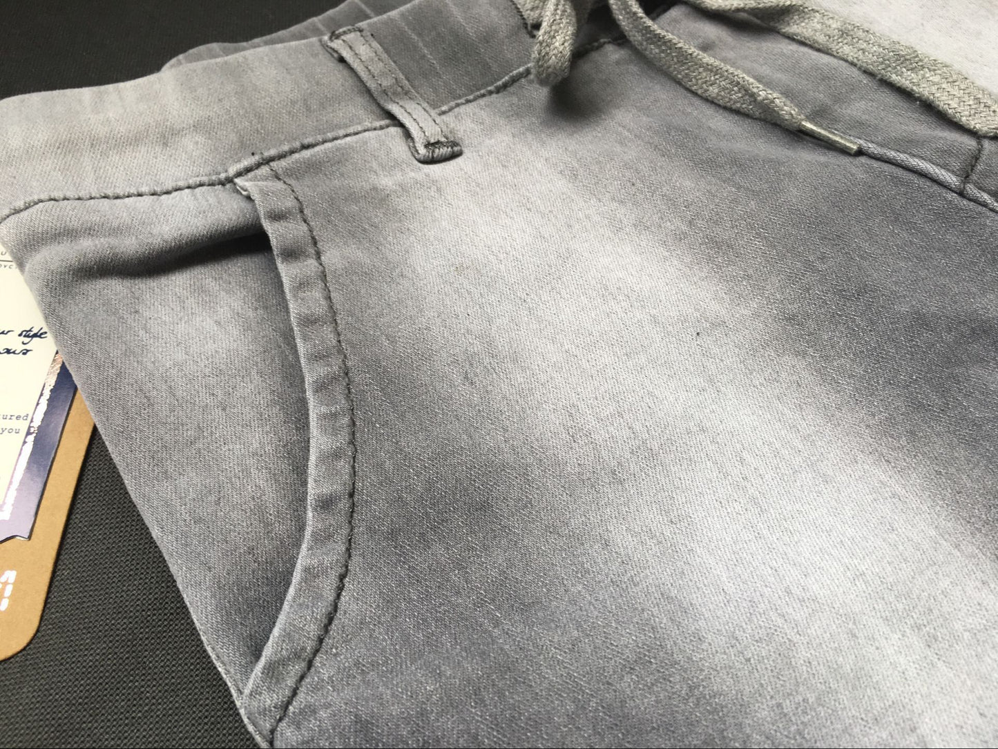 Stretch Jogging Casual Gray Plus Size Women's Pants