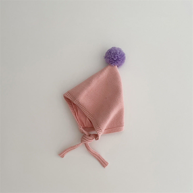Children's Hat Thickened Knitting Earmuffs Hat