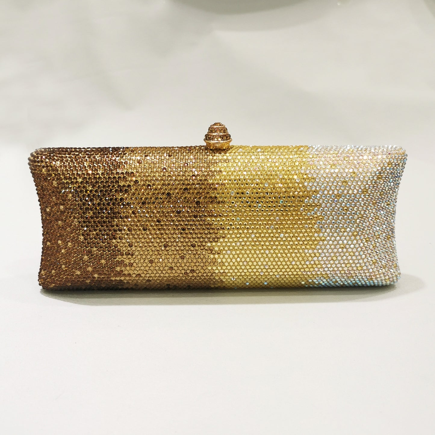 Gradient Rhinestone Dame Aften Clutch Skuldertaske