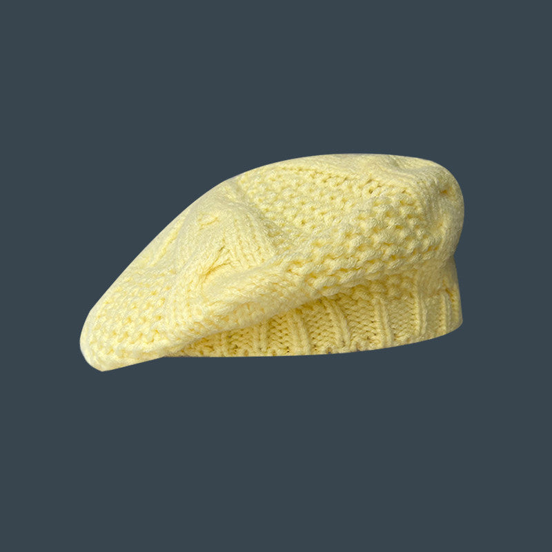 Hat Female Autumn Winter Japanese Wool Knitting