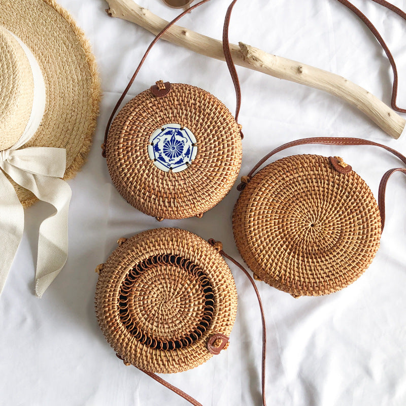 Vintage Versatile Crossbody Woven Casual Straw Bag
