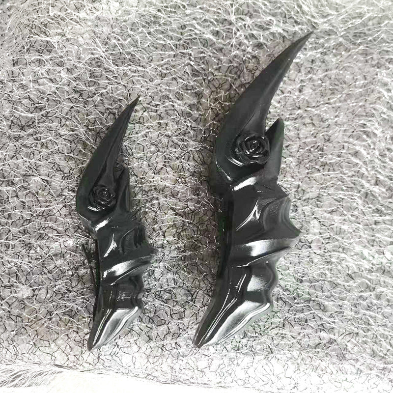 Simple Solid Color Dark Halloween Hair Accessory