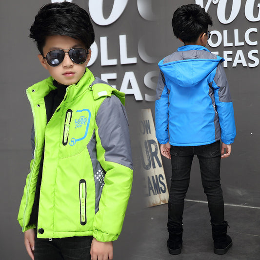 Older Children's Warm Windbreaker Jacket