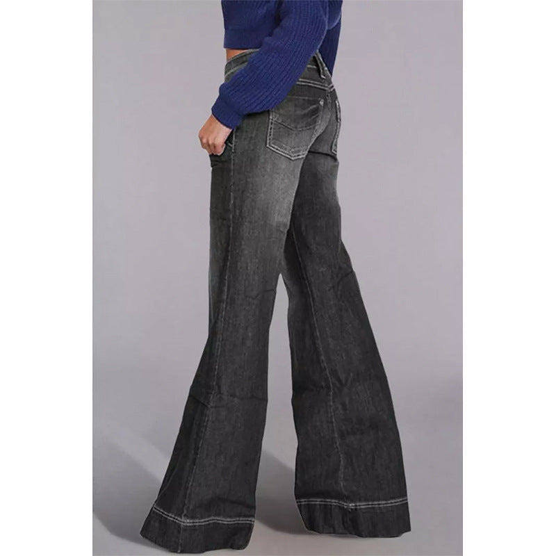 Women's Jeans Look Slimmer With Water Wash Micro