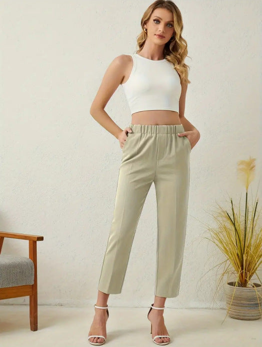 Women's Ankle-length Pants Temperament Office All-matching