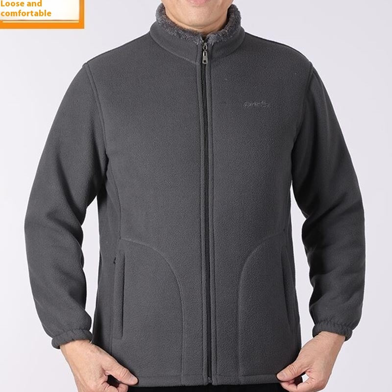 Polar Fleece Jacket Male Loose And Warm Autumn Winter Sweater
