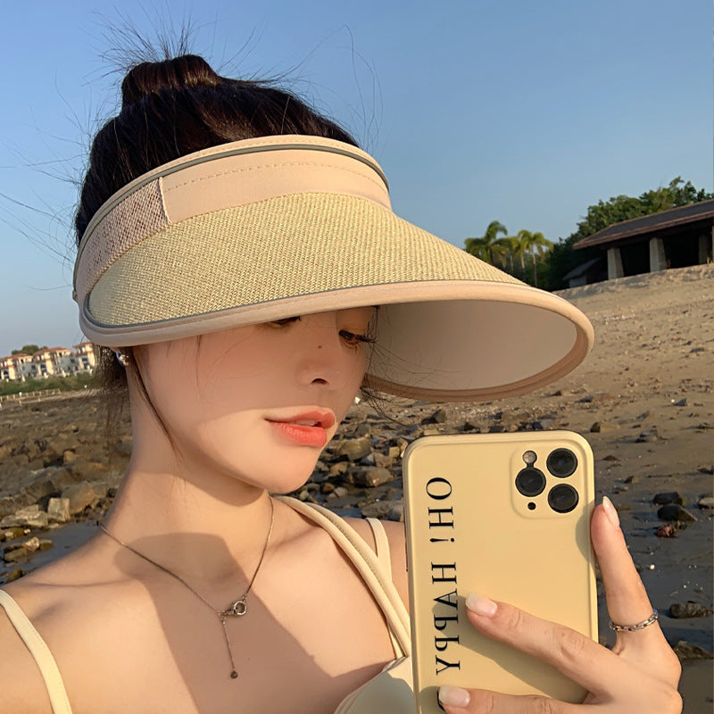 Women's Fashion Letter Sunscreen Hat