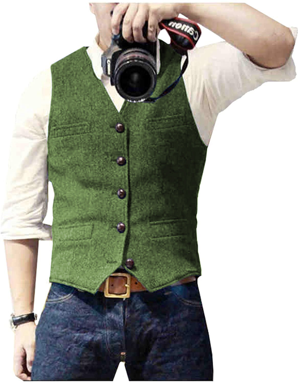 Men's Vest Herringbone Wedding Dress