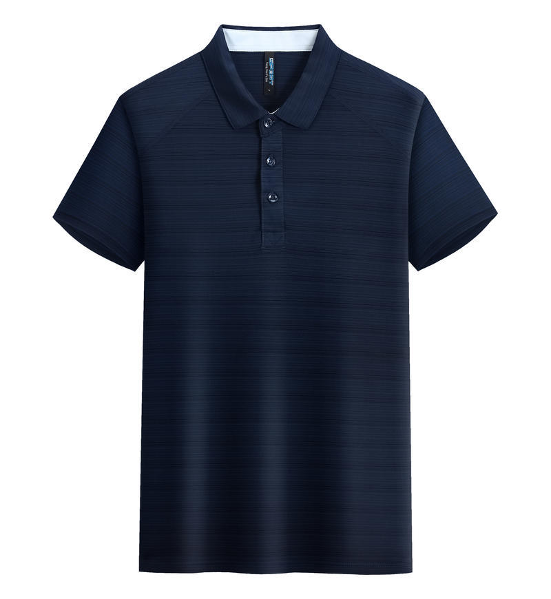 Crystal Silk Lapel Quick-drying Polo Shirt Outdoor Sports