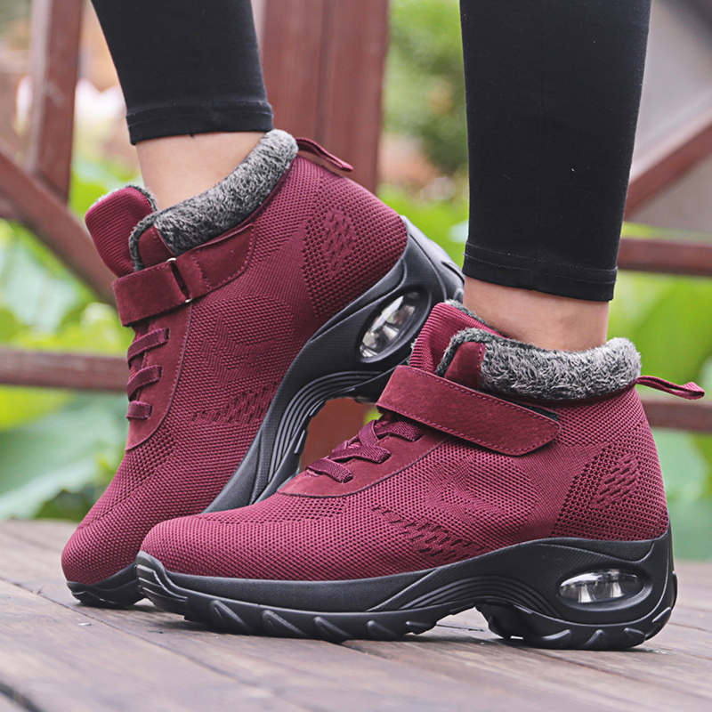 Cushion Shock Absorption And Heightening Cotton Shoes