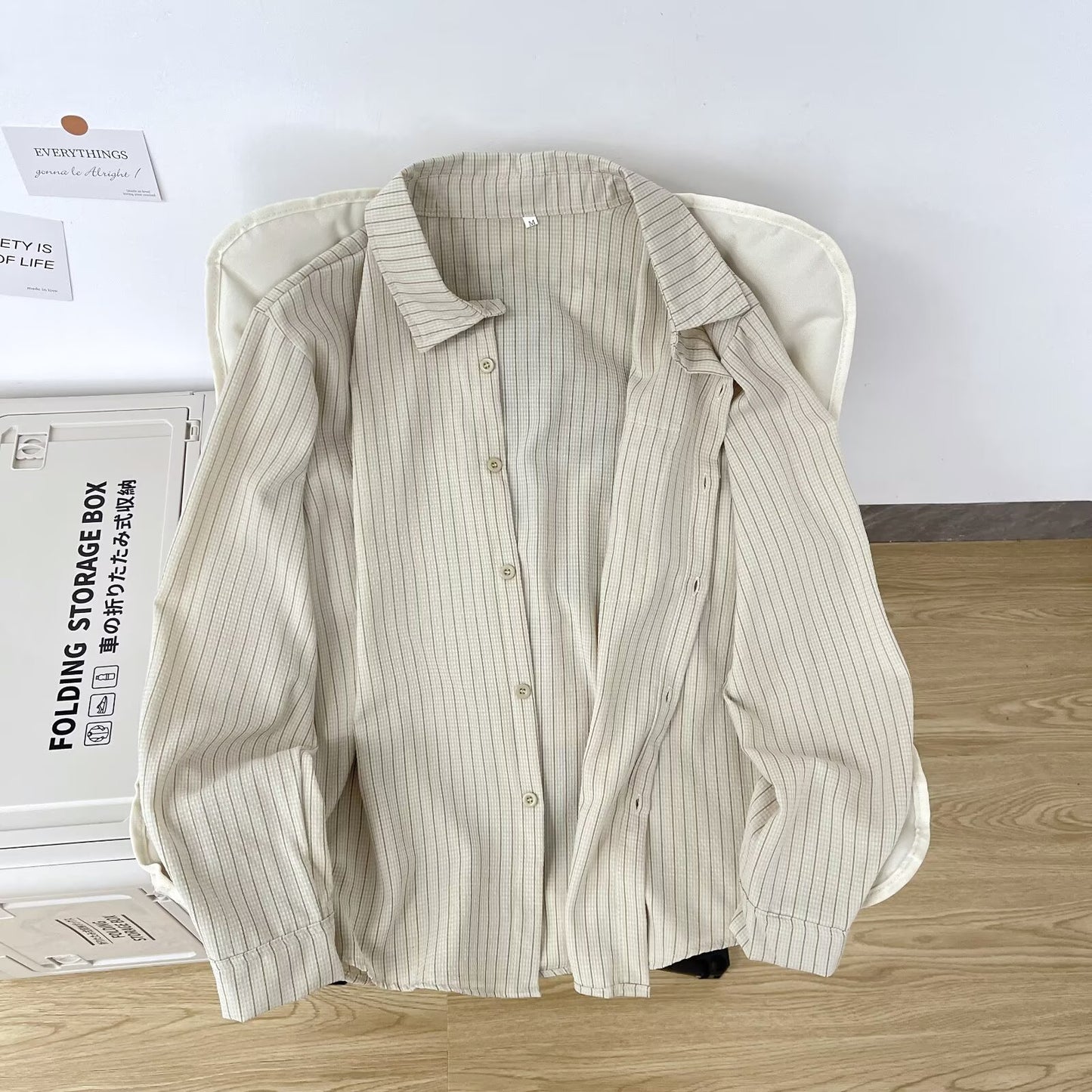 Retro Long-sleeve Shirt Jacket Men