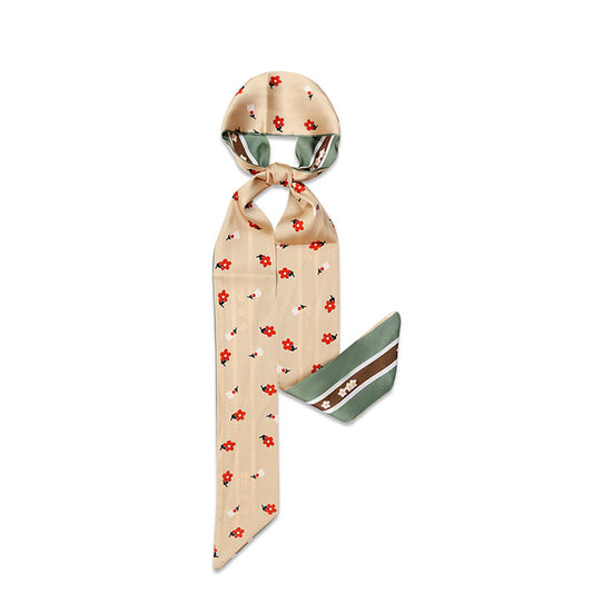 Silk Scarf Scarves Women's Thin Narrow Strips Of Decorative Breathable Streamers