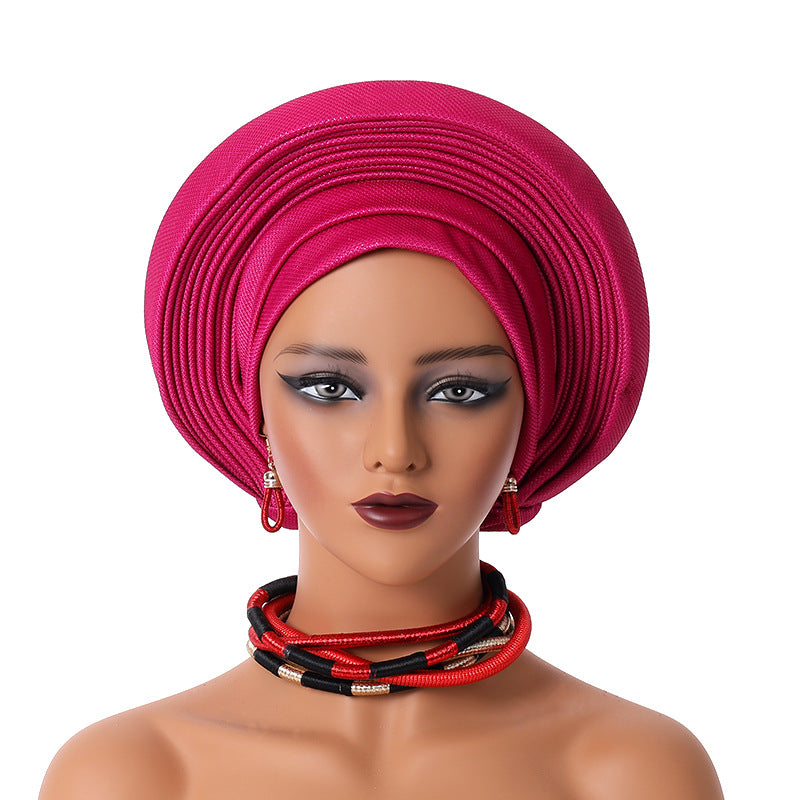 Heavy Industry Bright Silk Laminated Bandage Party Toque
