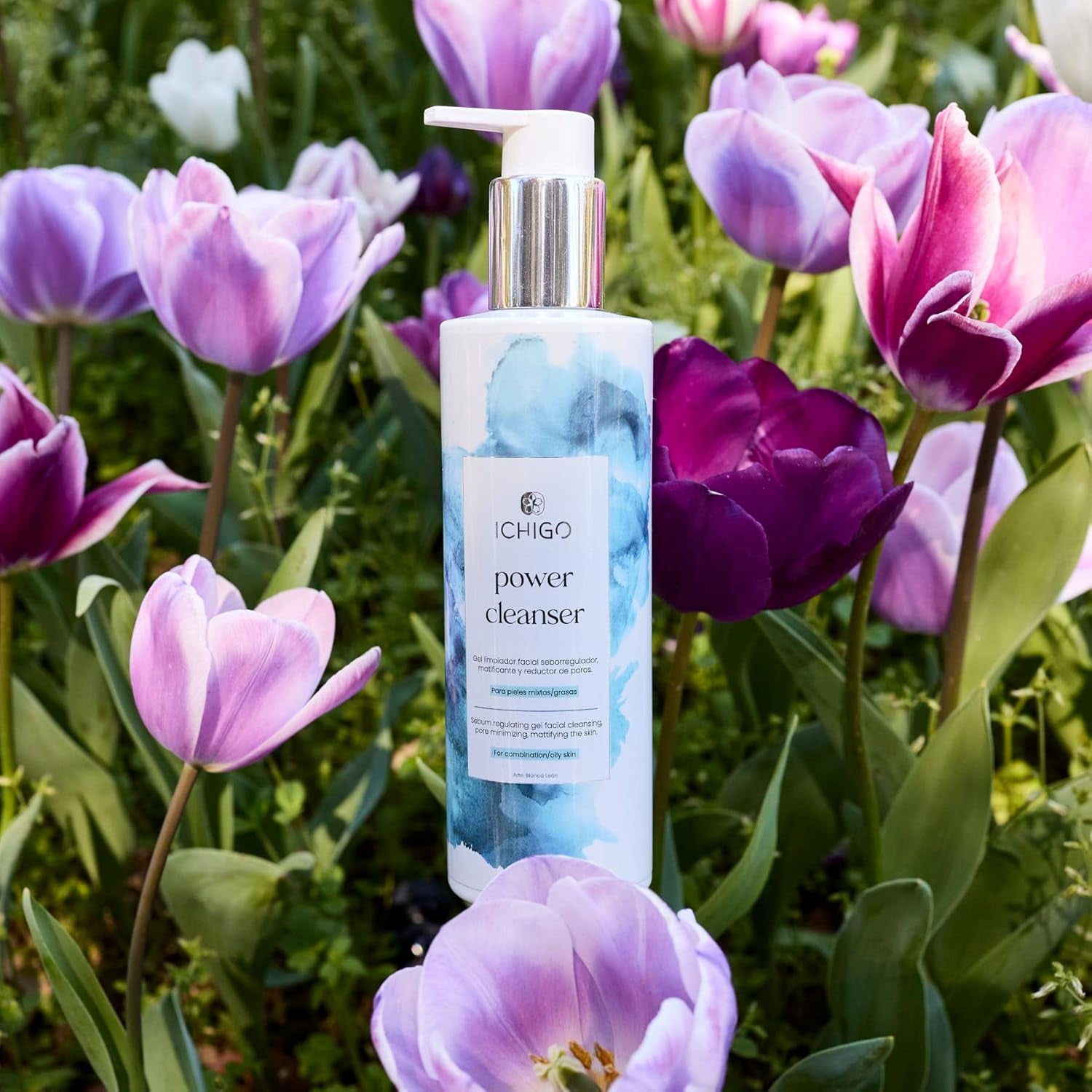 ICHIGO POWER CLEANSER. Gel Limpiador Facial Para Pieles Grasas Y Pieles Mixtas. Limpieza Facial Mujer. Limpiador Facial Hombre. Kit Limpieza Facial. Jabon Facial.