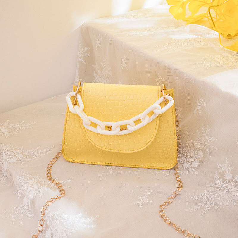 New Hot Sell Ladies Thick Chain Pattern Handbag