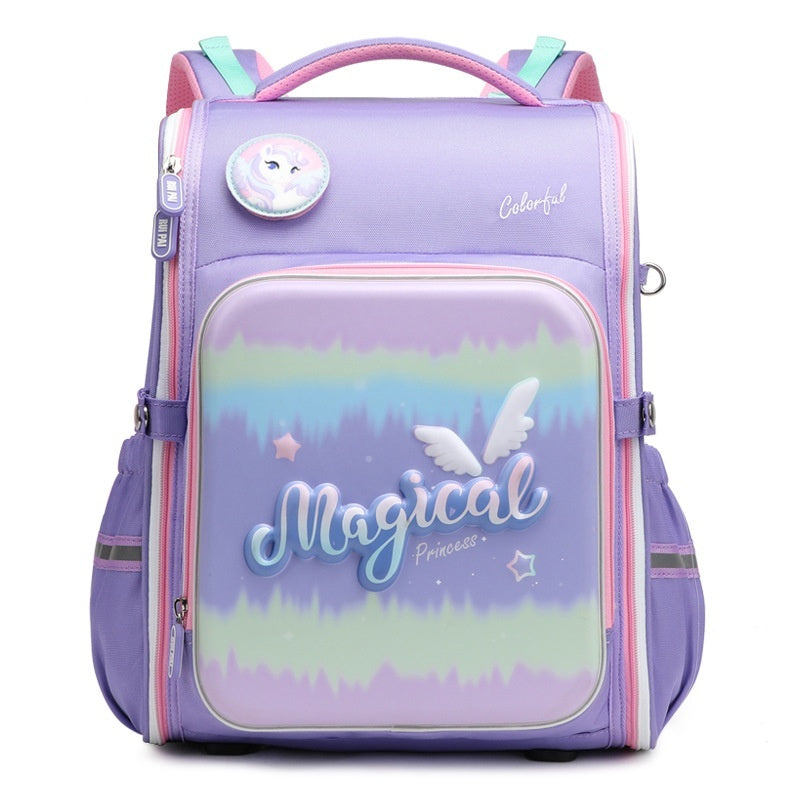 Large Capacity Waterproof Schoolbag For Elementary School Students And Girls