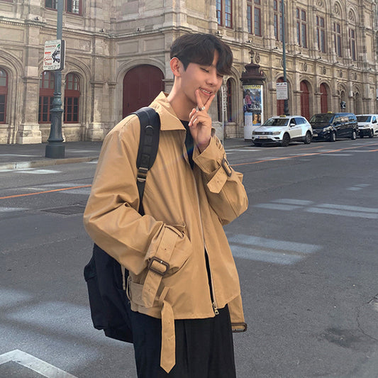 Men's Handsome Short Jacket Coat