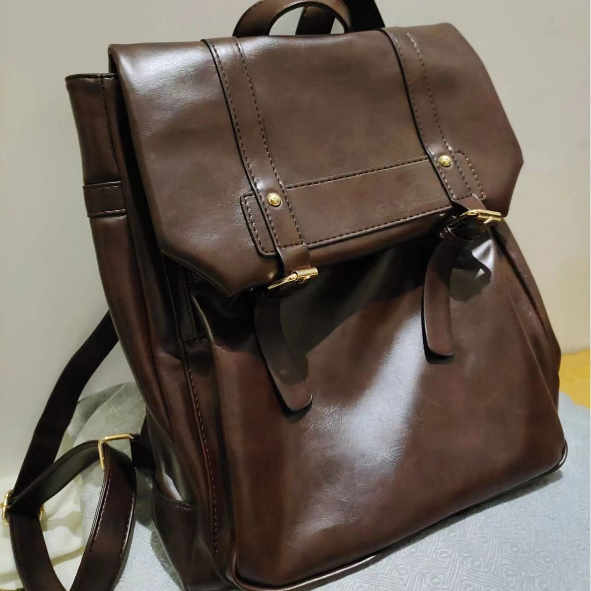 Retro Soft Leather Women's Bag Casual Cambridge Satchel