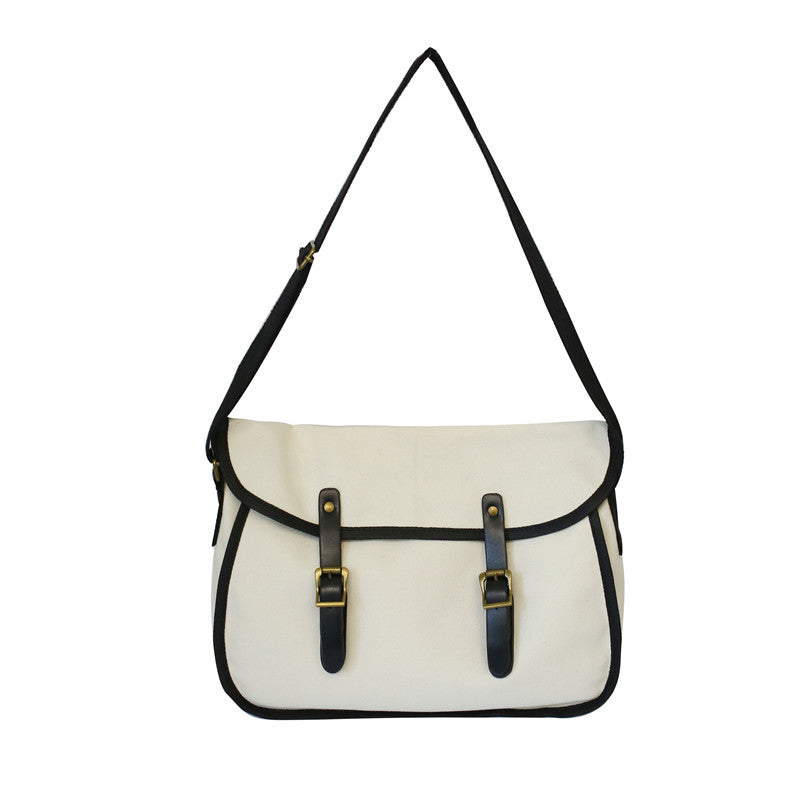 Harajuku Japanese Canvas Messenger Bag Campus Capacity
