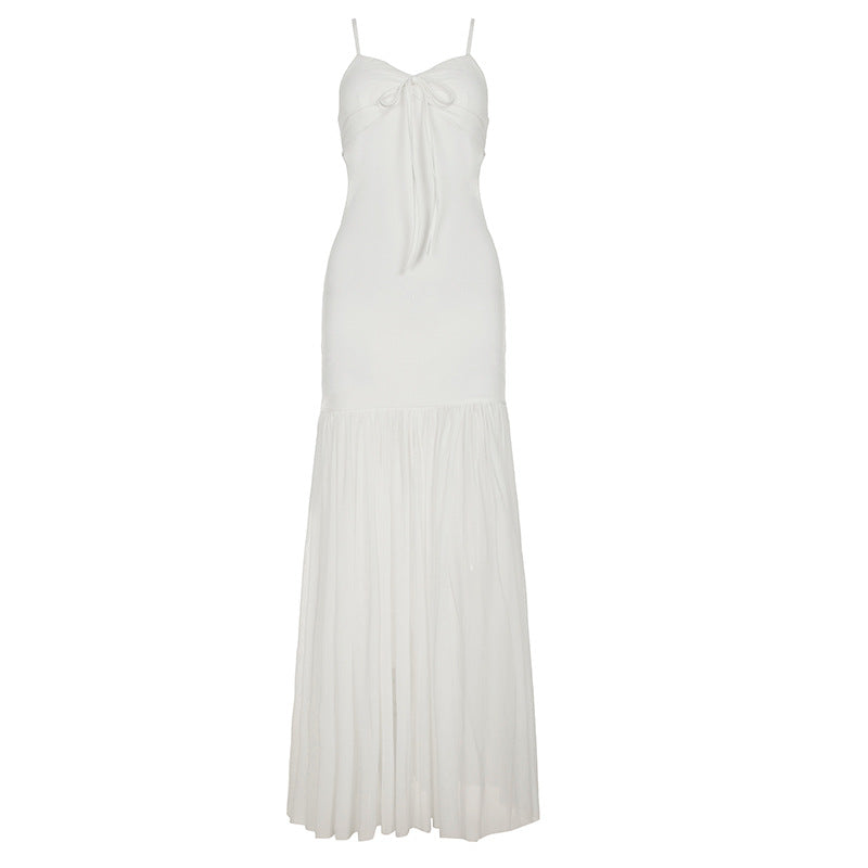 Hip Lifting Semi-permeable Mesh Long Dress