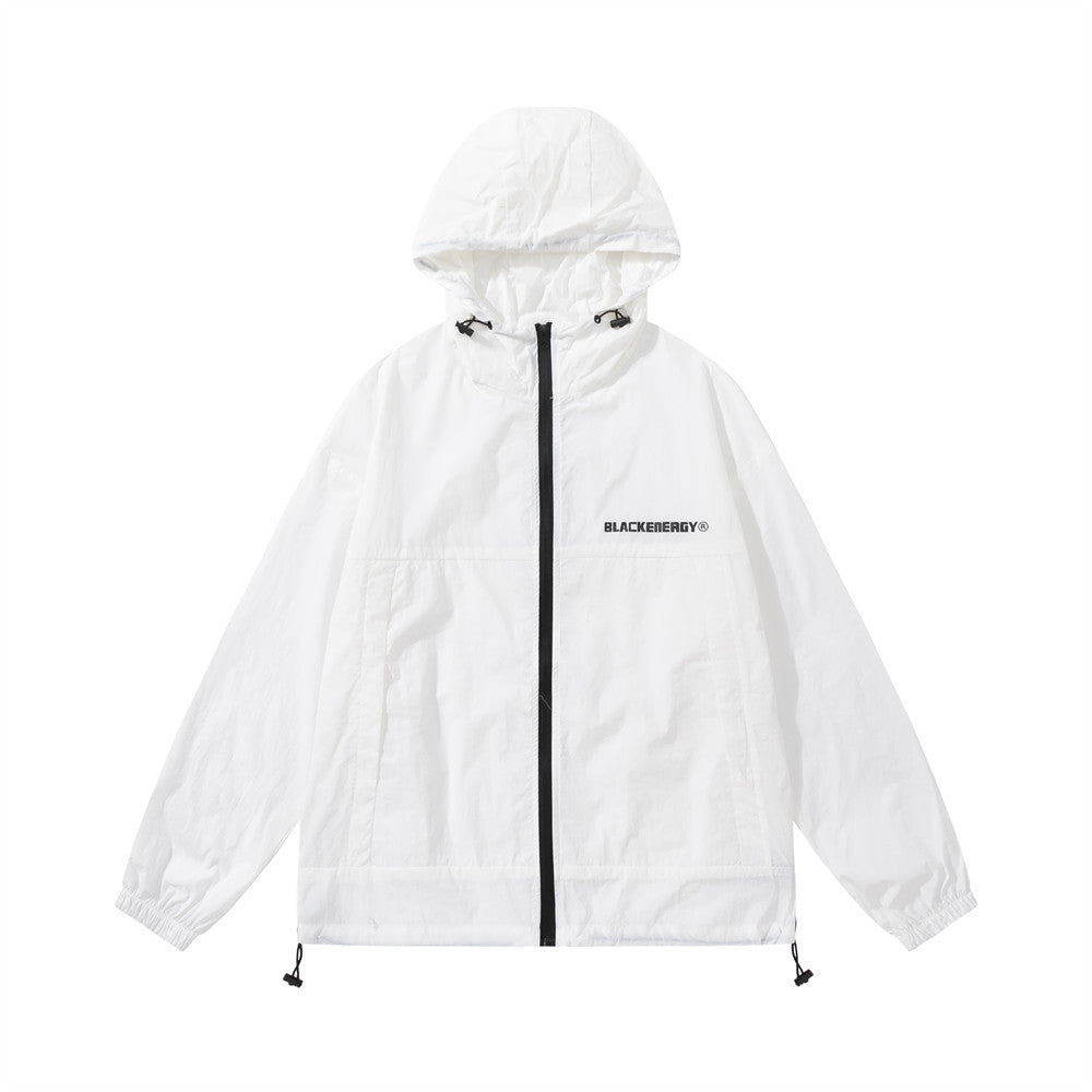 Spring And Autumn Lightweight Quick-drying Hooded Jacket For Men