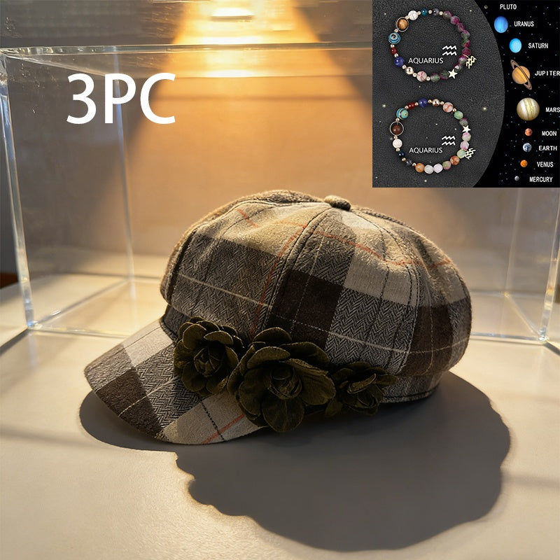 British-style Casual Painter Hat That Is Versatile And Can Show Off Your Face