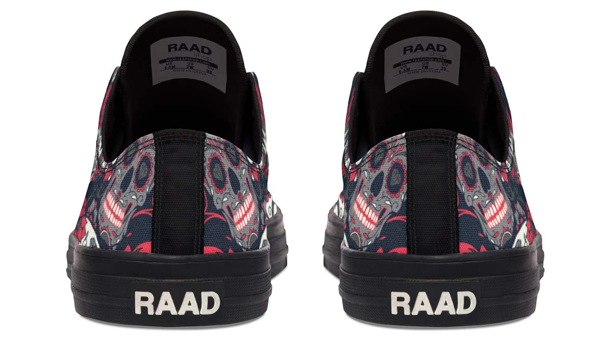 Fashion Print Couple Low-Top Canvas Shoes