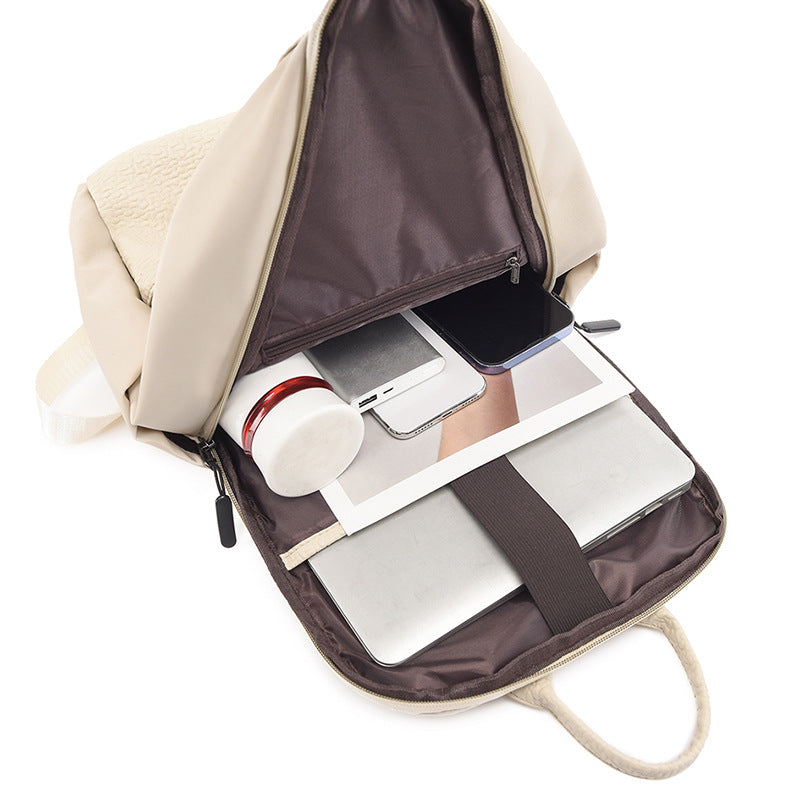 Large Capacity Travel Simple Schoolbag For Middle School Students