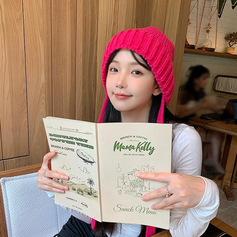 Women's Fashion Korean Style Trendy Warm Knitted Hat