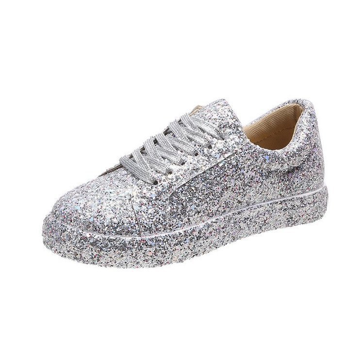 Spring New Large Size Lace-up Women's Shoes Flat-soled Students