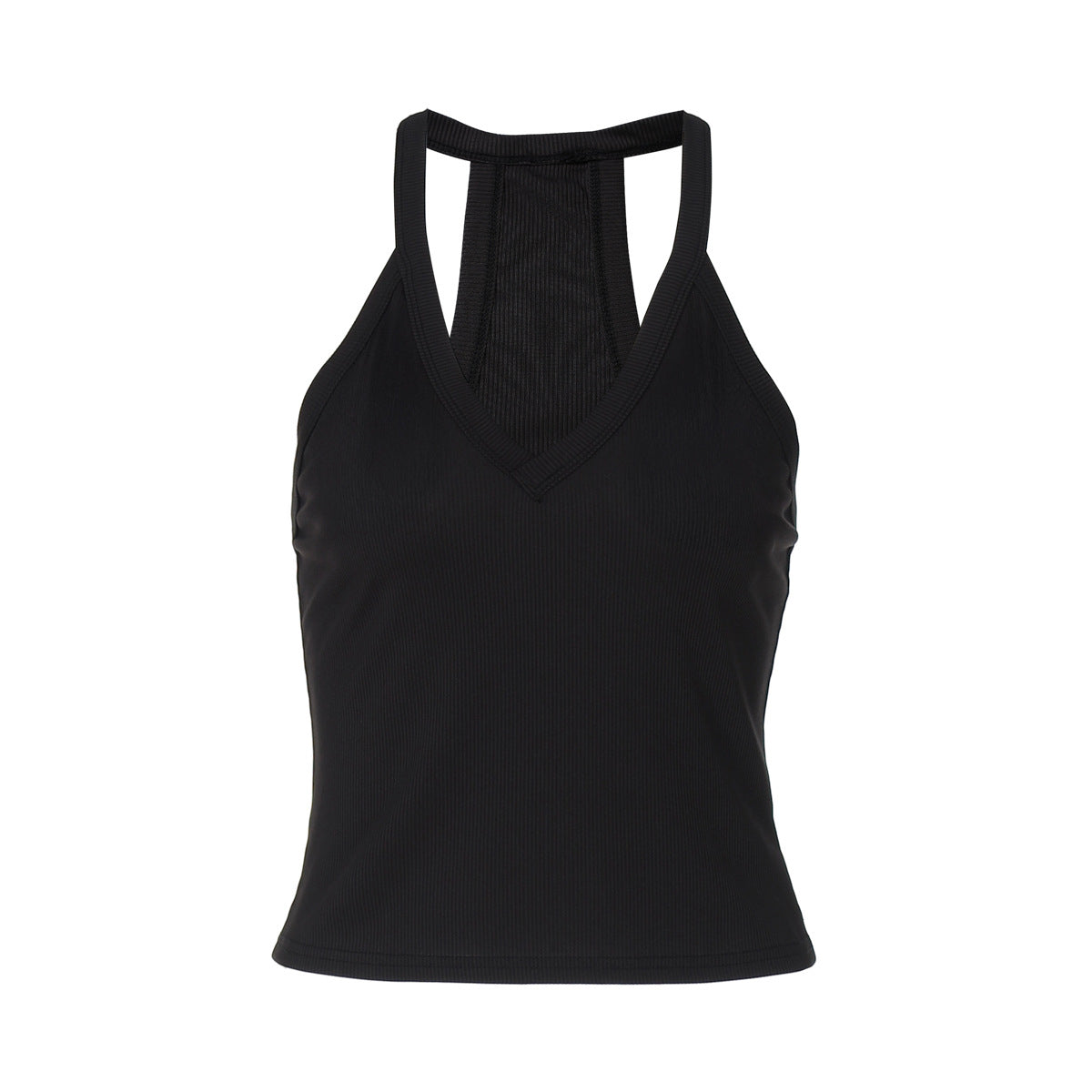 New V-neck Sexy Slim Fit Exercise Small Vest Top T-shirt