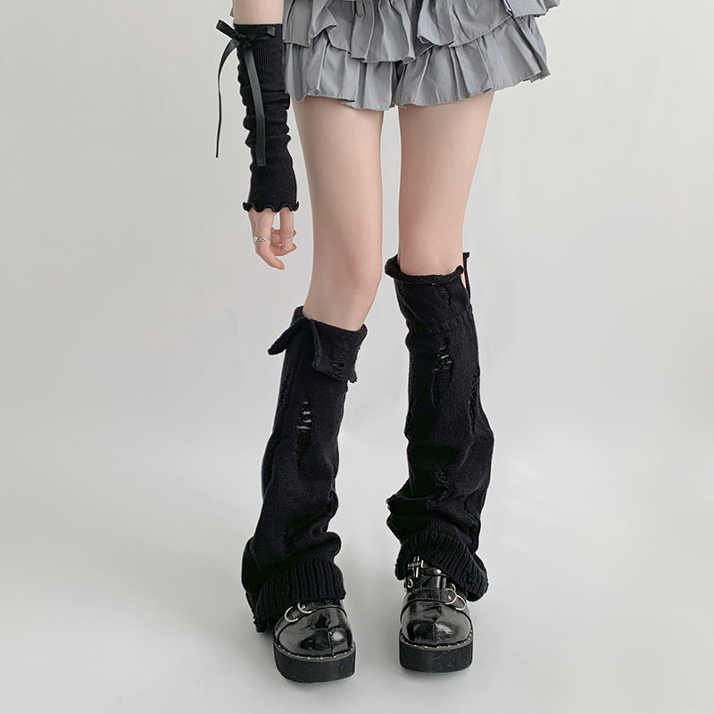 Hot Girl Summer Thin Ripped Calf Socks