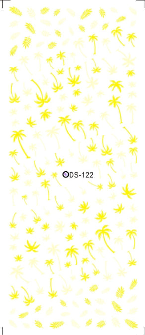 Watermark sticker decal nail sticker
