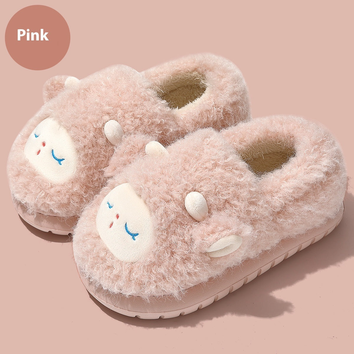 Cotton Slippers Women's Non-slip Home Cartoon